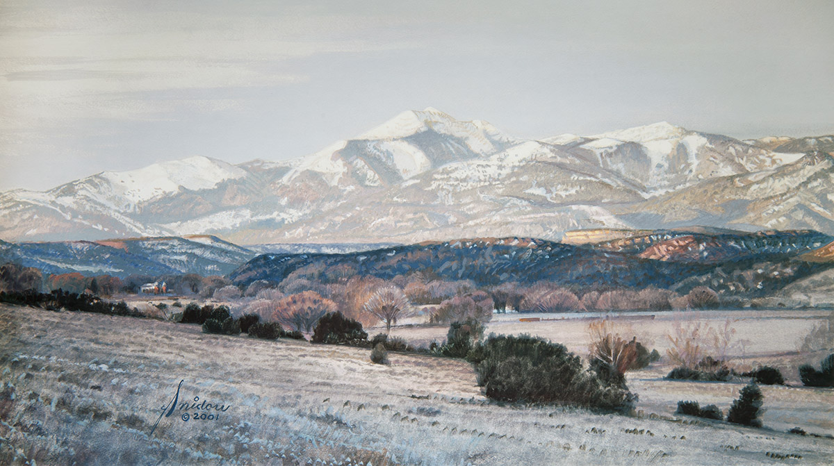Sierra Blanca The View From Fort Stanton by Gordon Snidow
